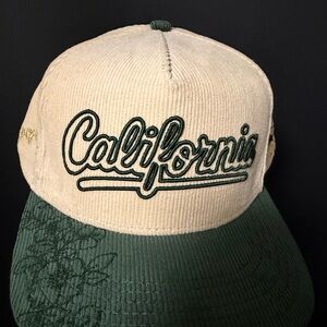 California Green and Cream Hat
